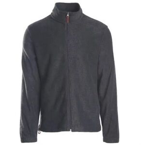 Woolrich Mens Andes Fleece Jacket in Charcoal Heather Grey size Medium Basic